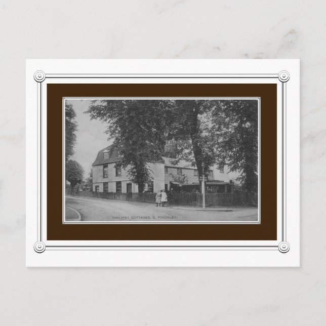 Postal Escena vintage - Finchley, Londres (Anverso)