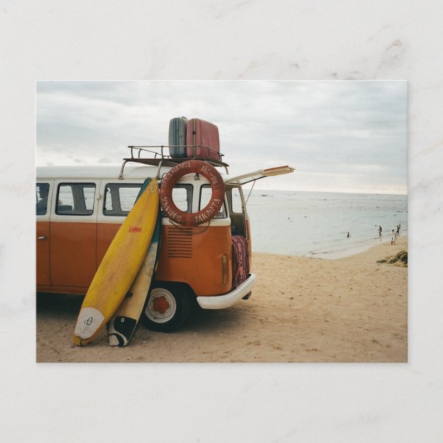 Postal Escenario Arte Playa Verano Vacaciones Vintage Bea (Anverso)