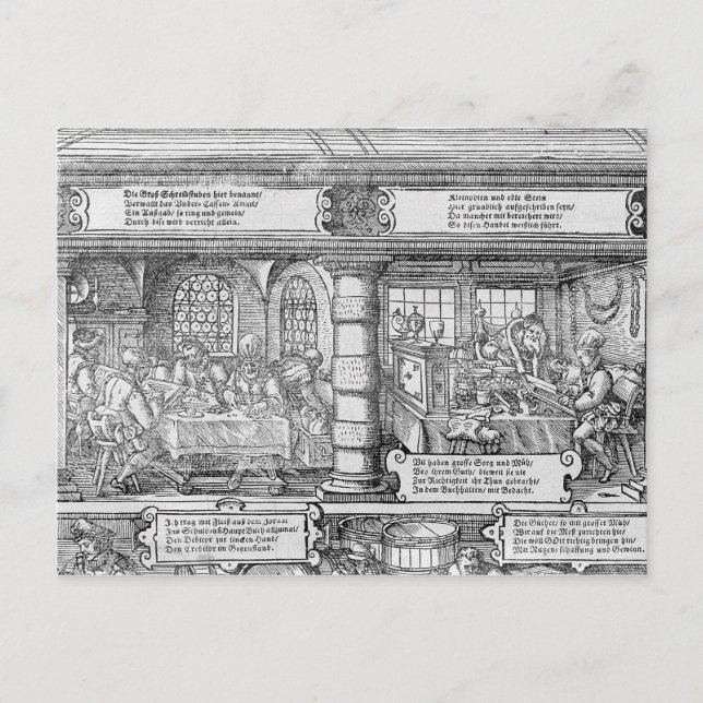 Postal Escenario bancario (Anverso)