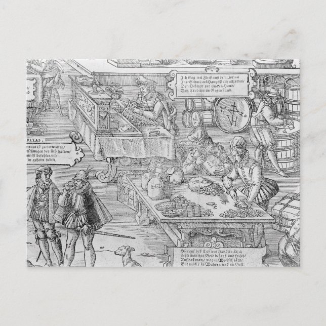 Postal Escenario bancario (Anverso)