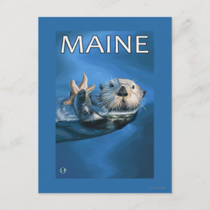 Postal Escenario de Otter MaineSea