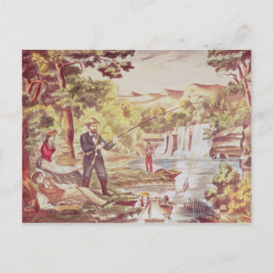 Postal Escenario de pesca