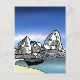 Postal Escenario de playa tropical de Tailandia