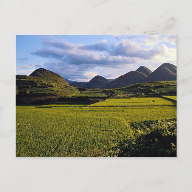 Postal Escenario entre Kaili y Qinghai, provincia de Guiz (Anverso)