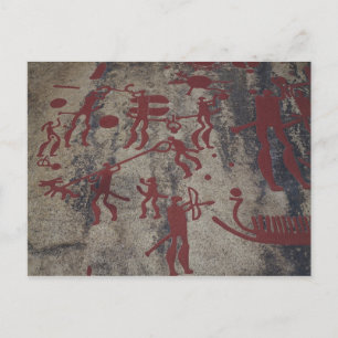 Postal Escenas de caza