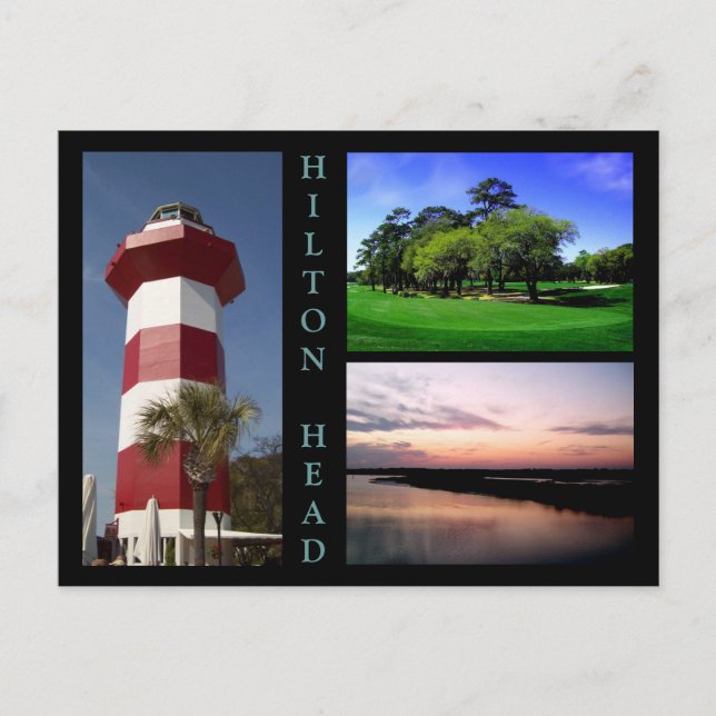 Postal Escenas de Hilton Head (Anverso)