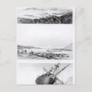 Postal Escenas de la 'Beagle' en reparación