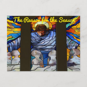 Postal Escenas de la Biblia Cristiana