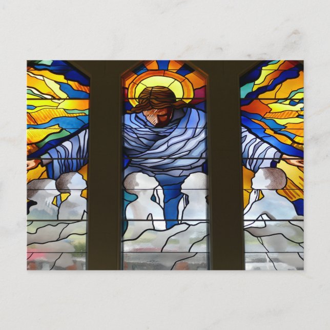 Postal Escenas de la Biblia Cristiana (Anverso)