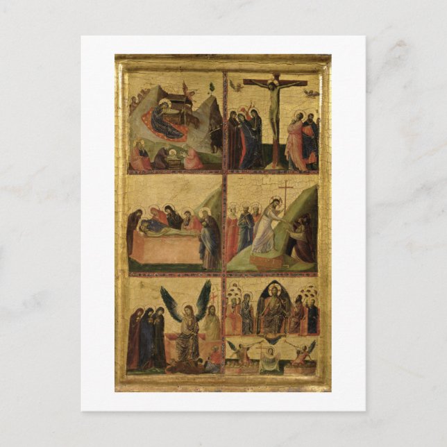 Postal Escenas de la pasión (panel) (Anverso)