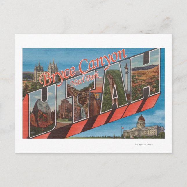 Postal Escenas de letras grandes (Anverso)