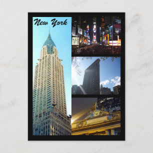 Postal escenas de nyc
