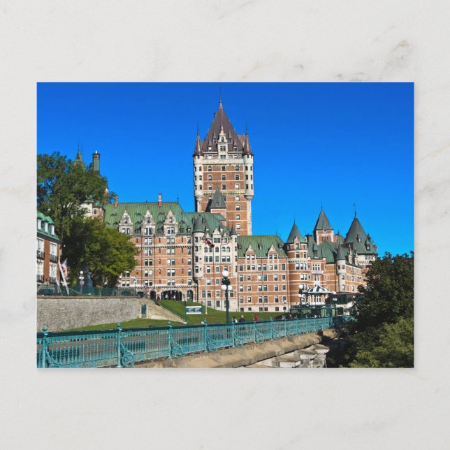 Postal Escenas de Quebec (Anverso)