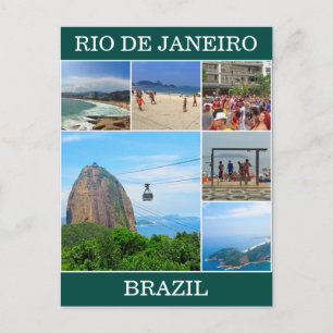 Postal escenas de Río de Janeiro