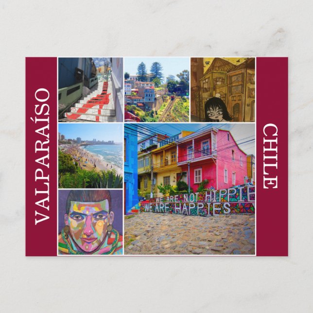 Postal escenas de valparaíso (Anverso)