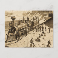 Escenas en la Sepia Ferroviaria del Pacífico de la