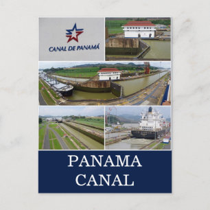 Postal esclusas del canal de panama