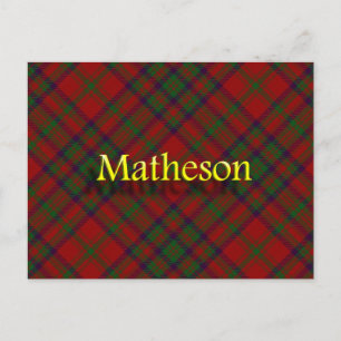 Postal escocesa de Matheson del clan