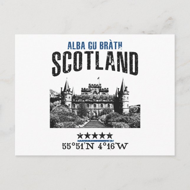 Postal Escocia (Anverso)