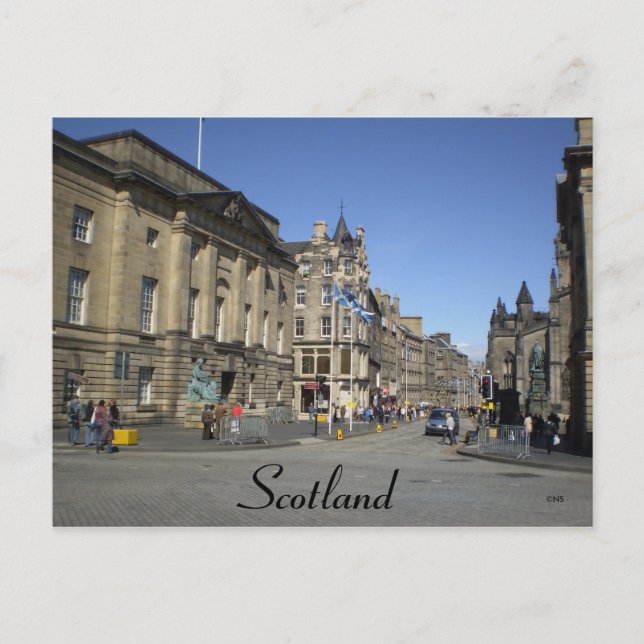 Postal Escocia (Anverso)