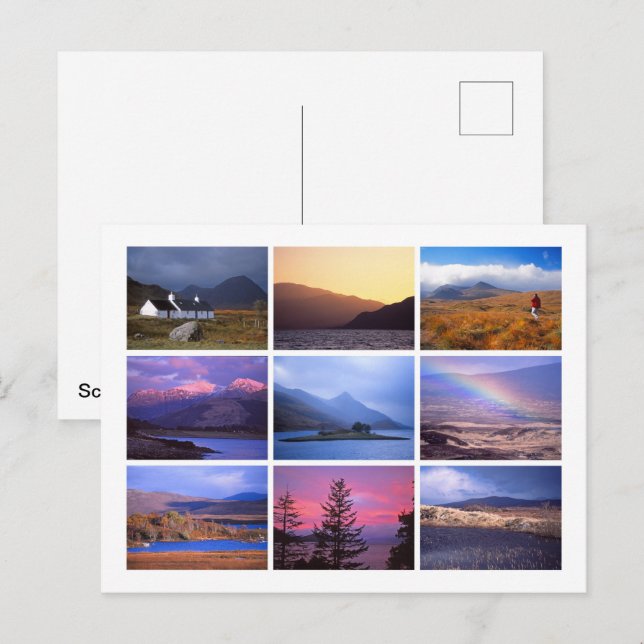 Postal Escocia (Anverso / Reverso)