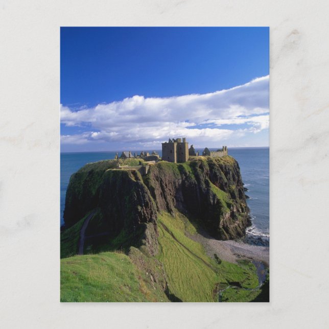 Postal Escocia, Aberdeen. Castillo Dunnotar. (Anverso)