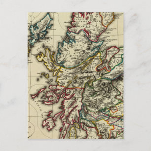 Postal Escocia antigua, moderna