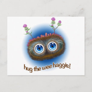 Postal Escocia 'Hoots Toots Haggis'