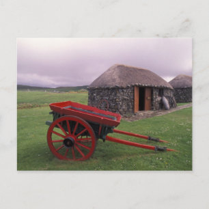 Postal Escocia, Isla de Skye, Kilmuir. Paisaje rural