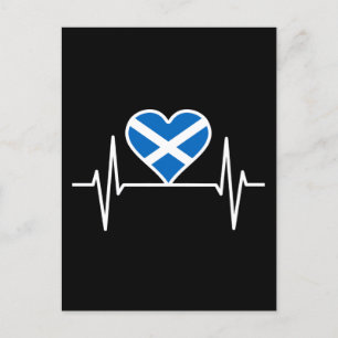 Postal Escocia: latido de la bandera de Escocia