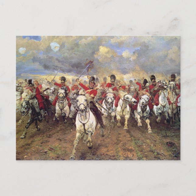 Postal Escocia Para Siempre (Oficiales De Caballería) (Mi (Anverso)