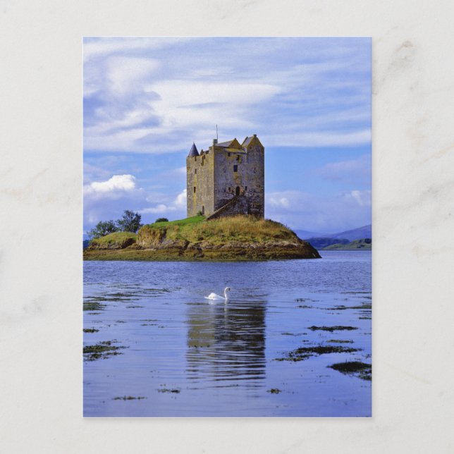Postal Escocia, Tierras Altas, Wester Ross, Loch Linnhe.  (Anverso)