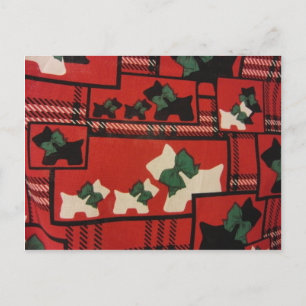 Postal Escocia y westias de plaid