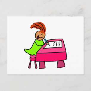 Postal Escolar Kid