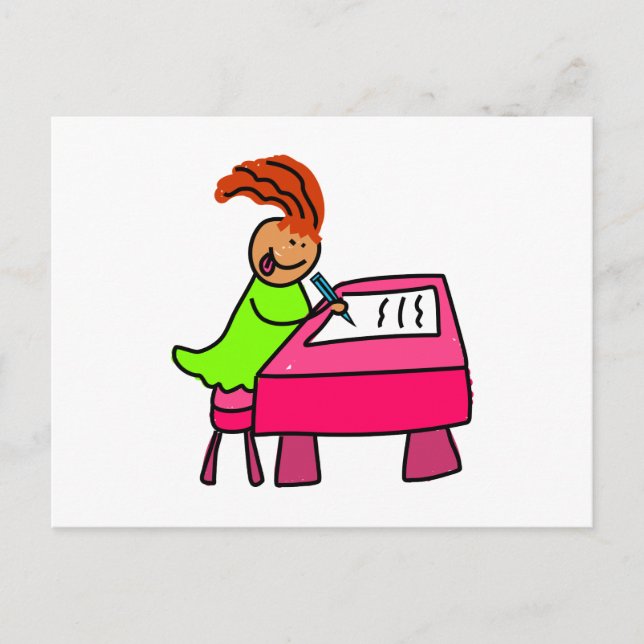 Postal Escolar Kid (Anverso)