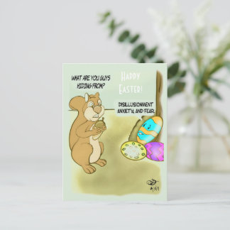 Postal Escolta de huevos de Pascua