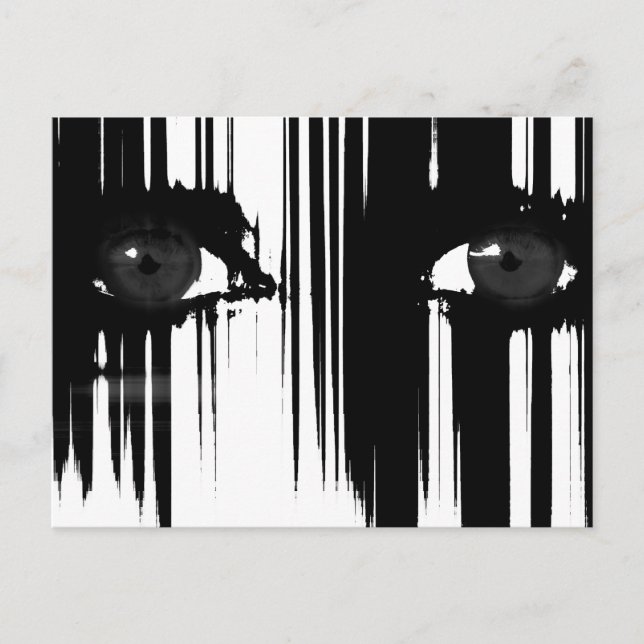 Postal Escondiéndose Detrás Del Dolor (Anverso)