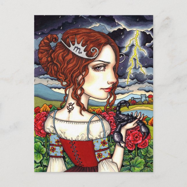 Postal Escorpio (Anverso)