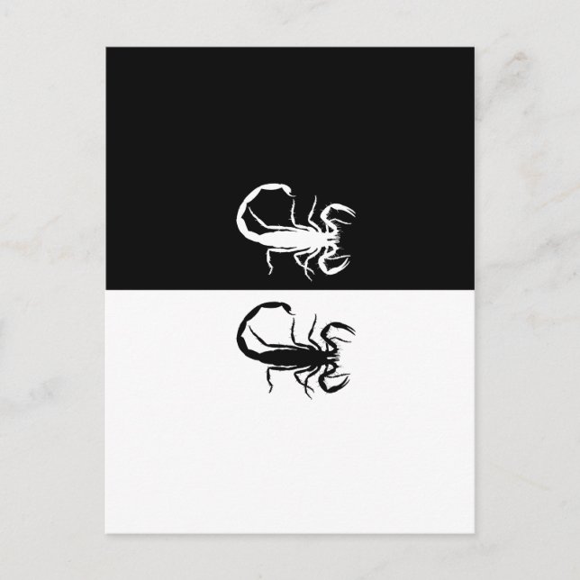 Postal escorpiones (Anverso)