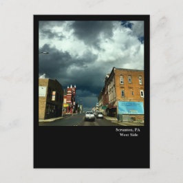 Postal Escrantón, cielo dramático de la PA sobre el lado 