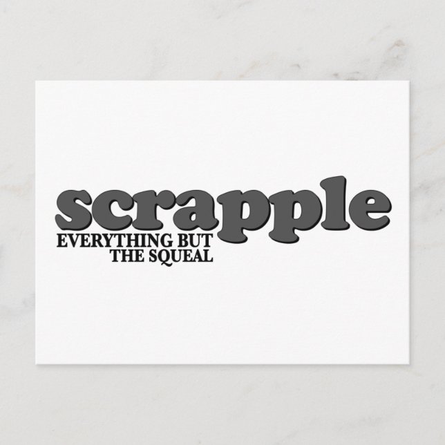 Postal Escrapple Squeal (Anverso)