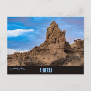 Postal Escribiendo en Stone Provincial Park Alberta