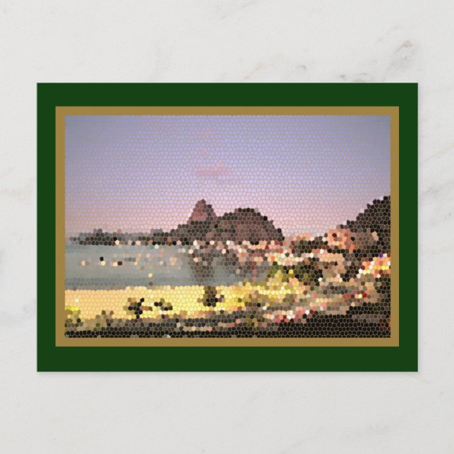 Postal Escribir sobre el río de los azúcares (Anverso)