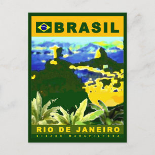 Postal Escribir sobre la ciudad de Río de Janeiro