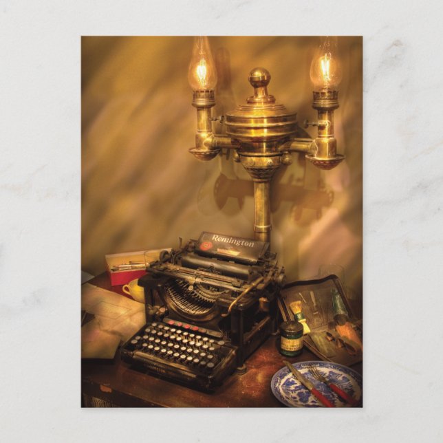 Postal Escritor - Remington Typewriter (Anverso)