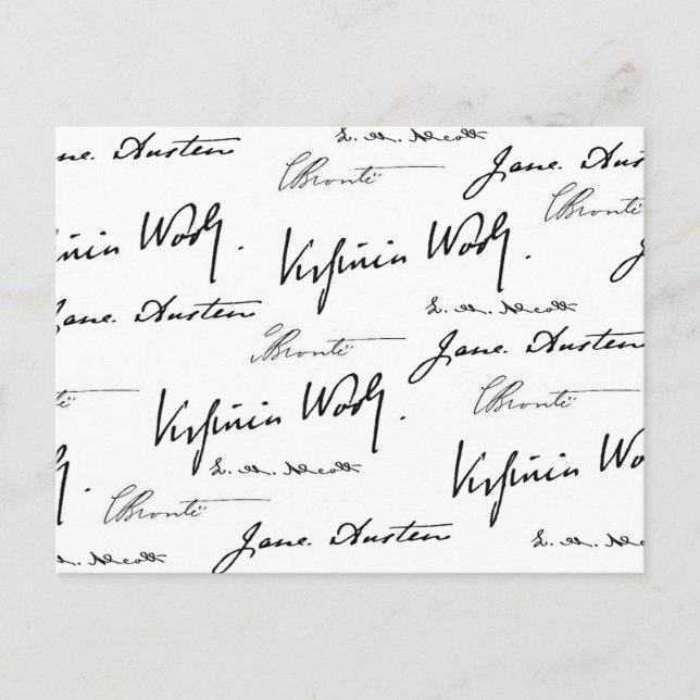 Postal Escritoras (Anverso)