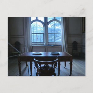 Postal Escritorio de escritura en Sudbury Hall