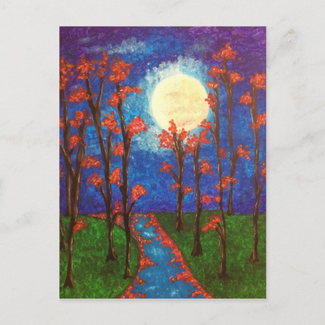 Postal Escritura de Luna y Río (Anverso)