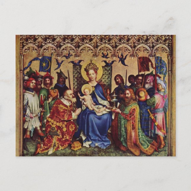 Postal (Escritura): Peregrinación interior Mt 2:11 (Anverso)