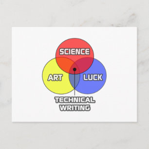Postal Escritura técnica .. Suerte del arte de la ciencia